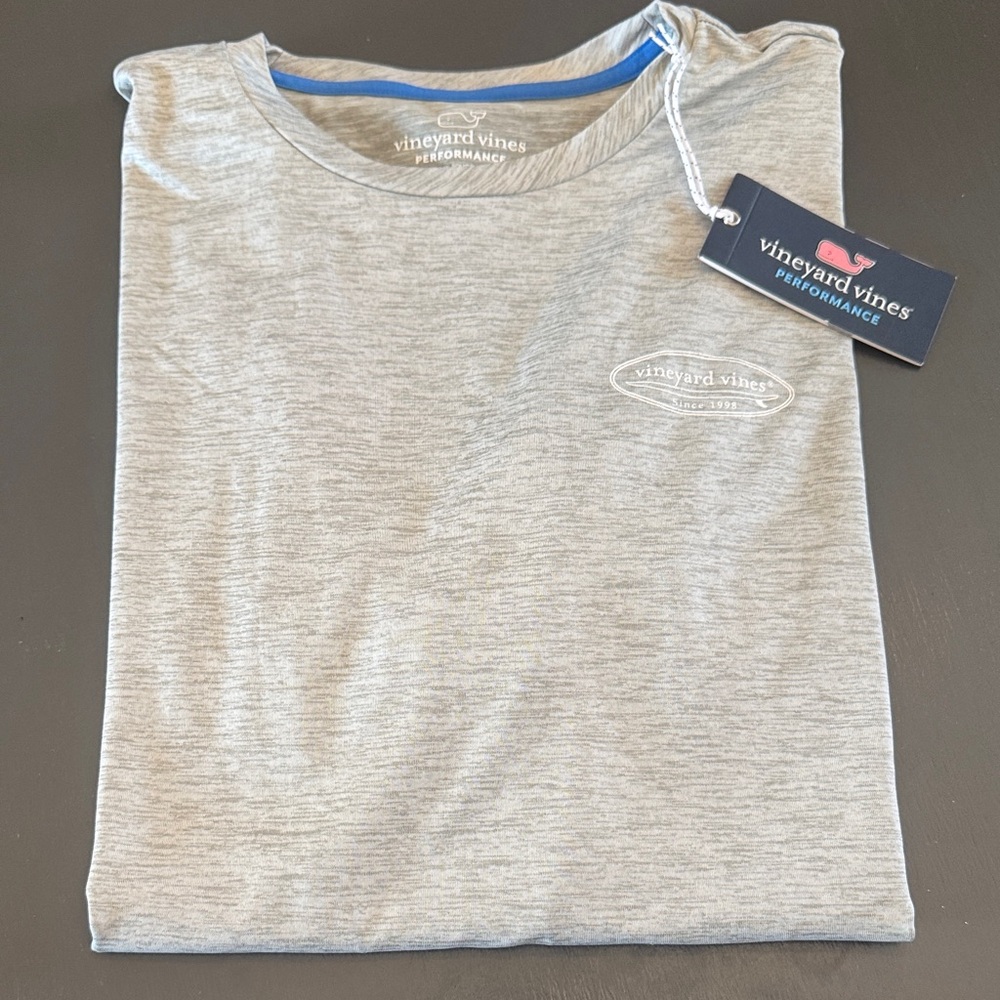 Vineyard Vines Light Gray Men's Tee